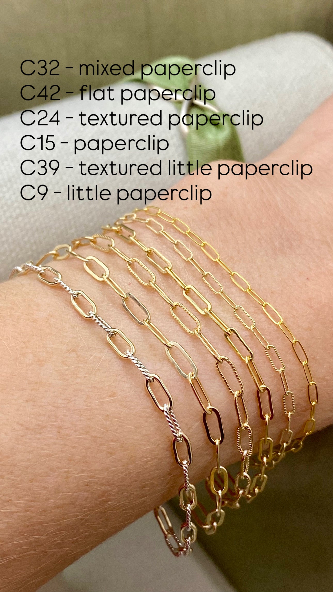 Bling Bling (Huge) Paperclip Chain 3.85 x 10.04mm - C46
