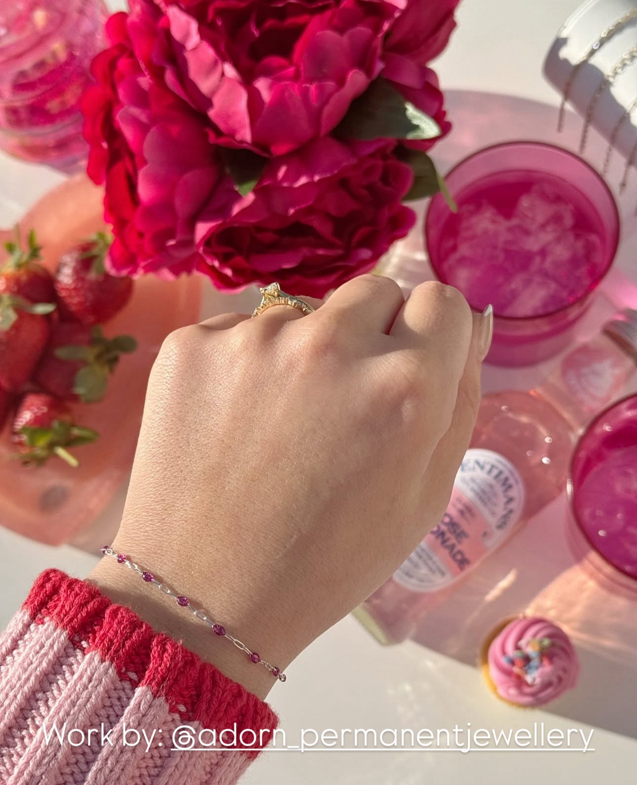 Smoky Espresso Enamel Chain - Sunburst - E28