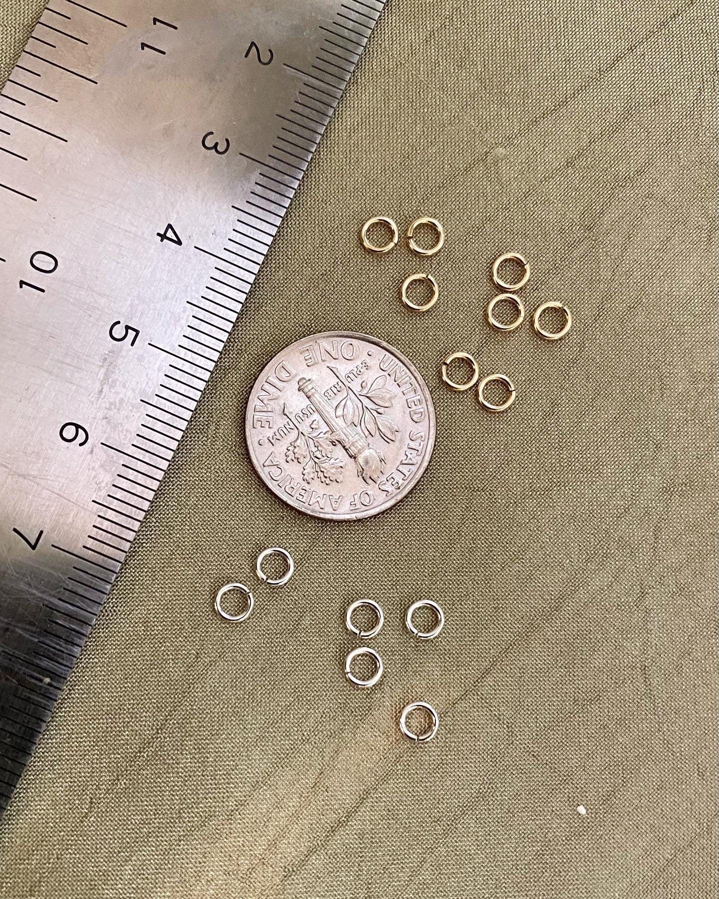 22 gauge 3.8mm Jumprings - J7