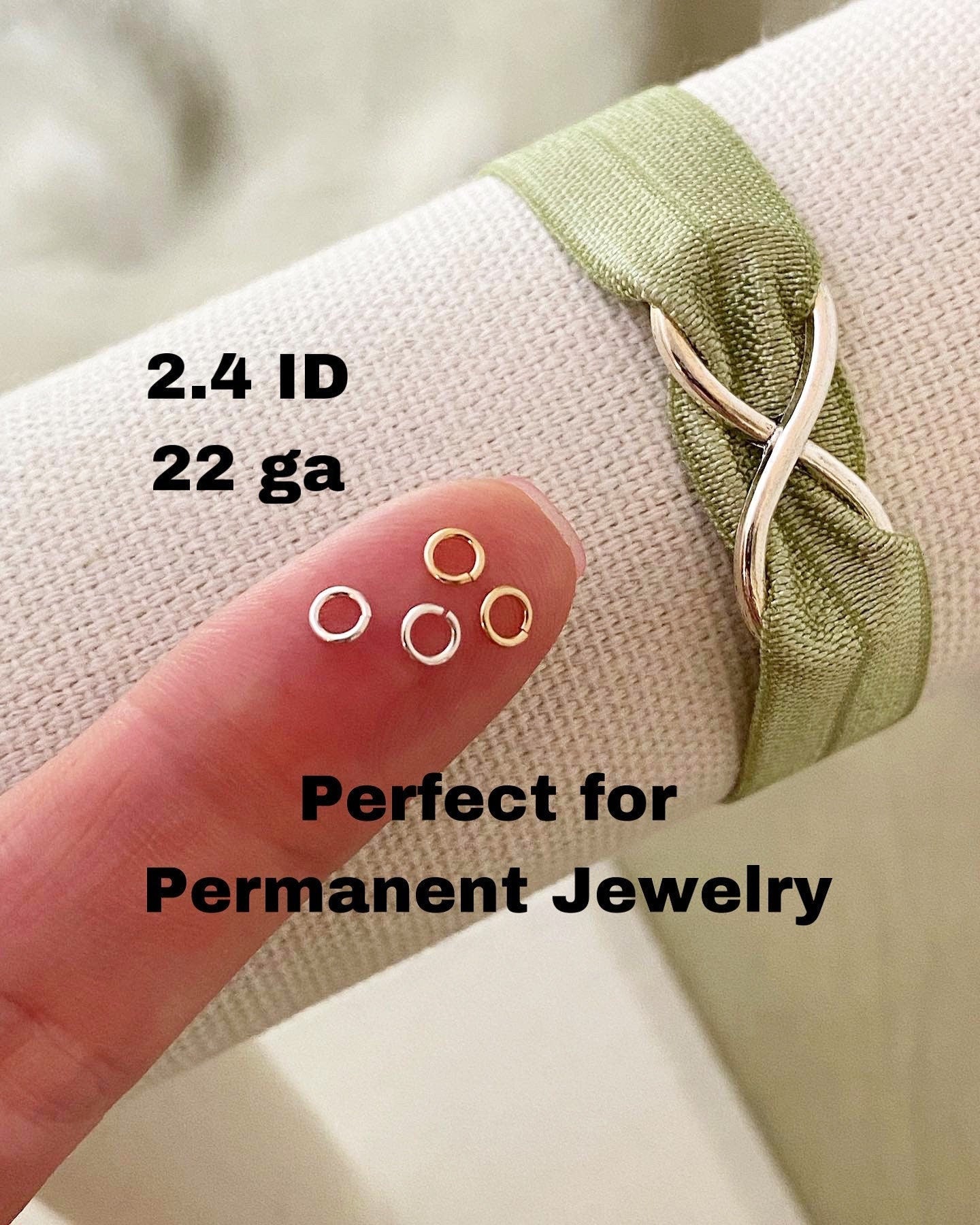 22 gauge 3.8mm Jumprings - J7