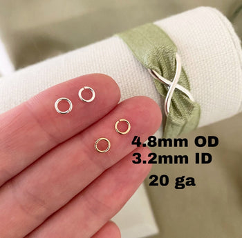 20 gauge 4.8mm Jumprings - J8