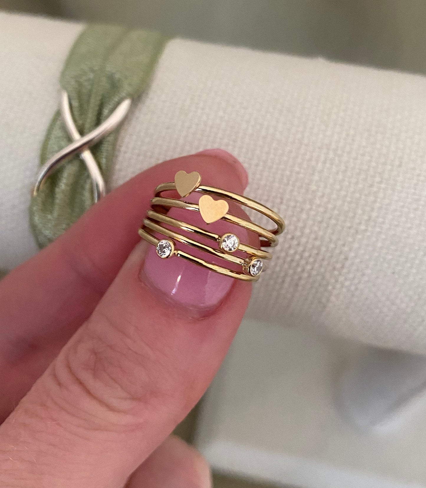 Size 7 Rings - Heart or Birthstone - R7