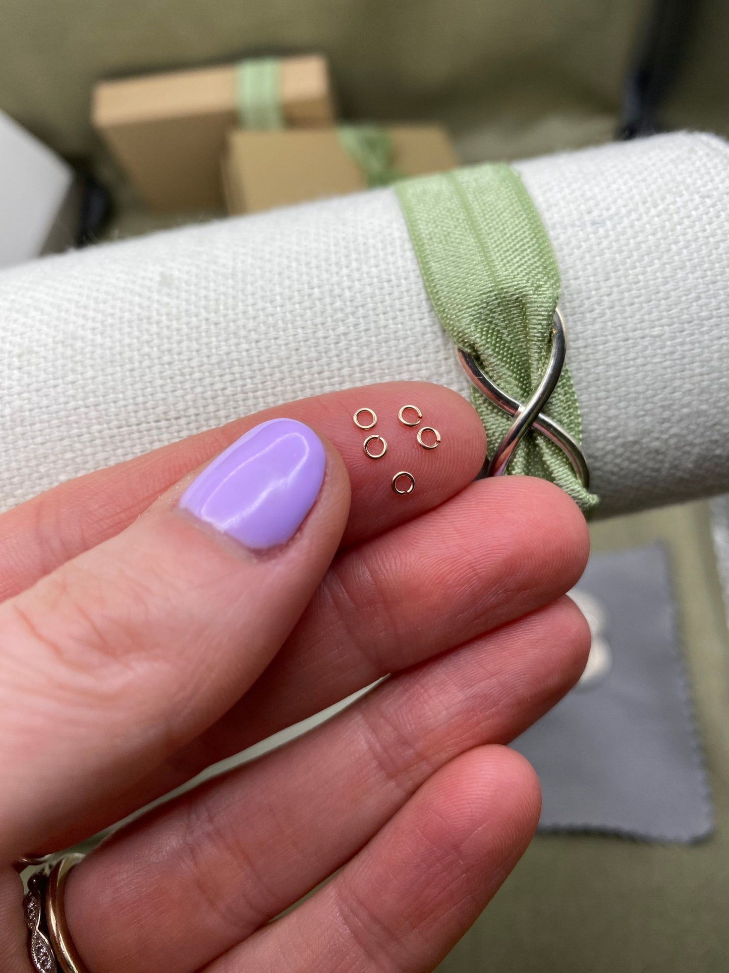 24 gauge 2.5mm Rose Gold Filled Jumprings - J2