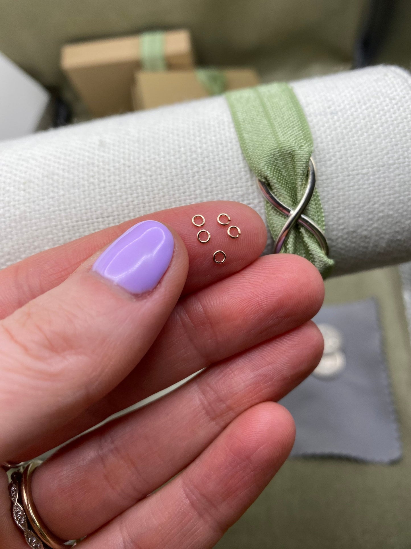 24 gauge 2.5mm Rose Gold Filled Jumprings - J2