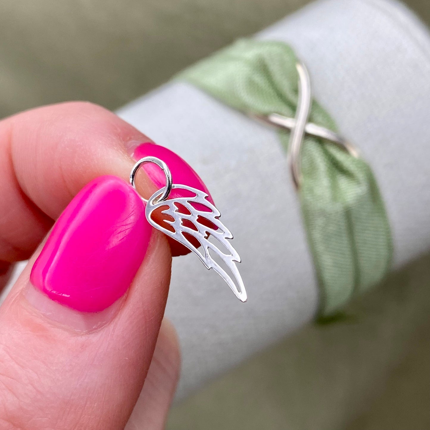 Angel Wing Charms - 2 pack - F39