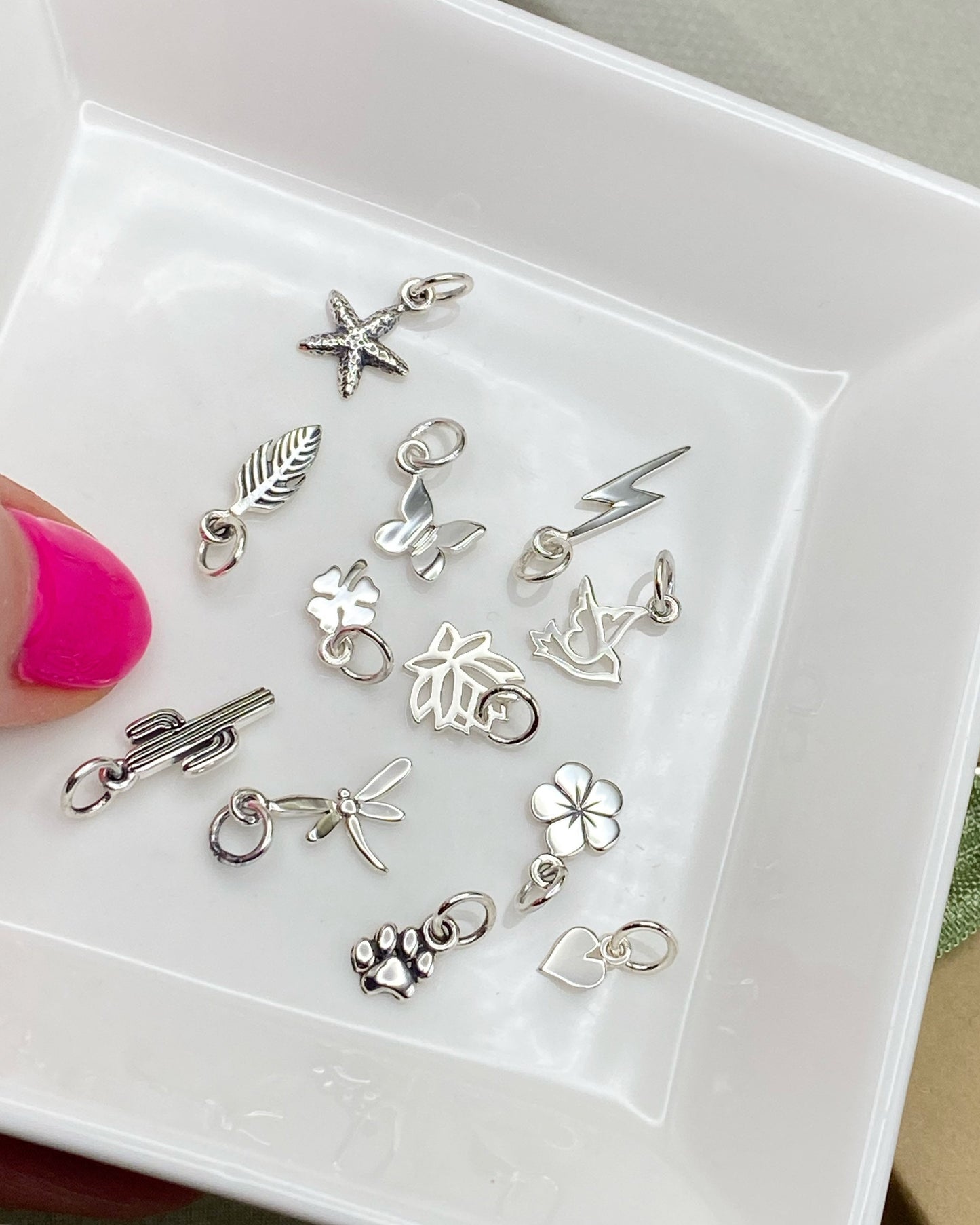 Angel Wing Charms - 2 pack - F39