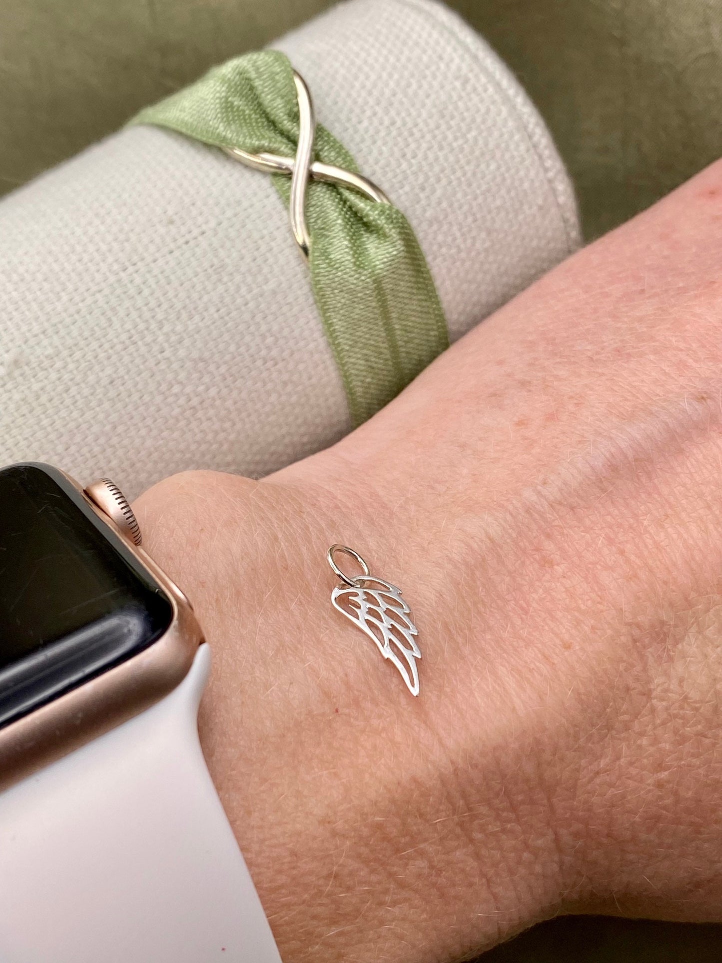 Angel Wing Charms - 2 pack - F39