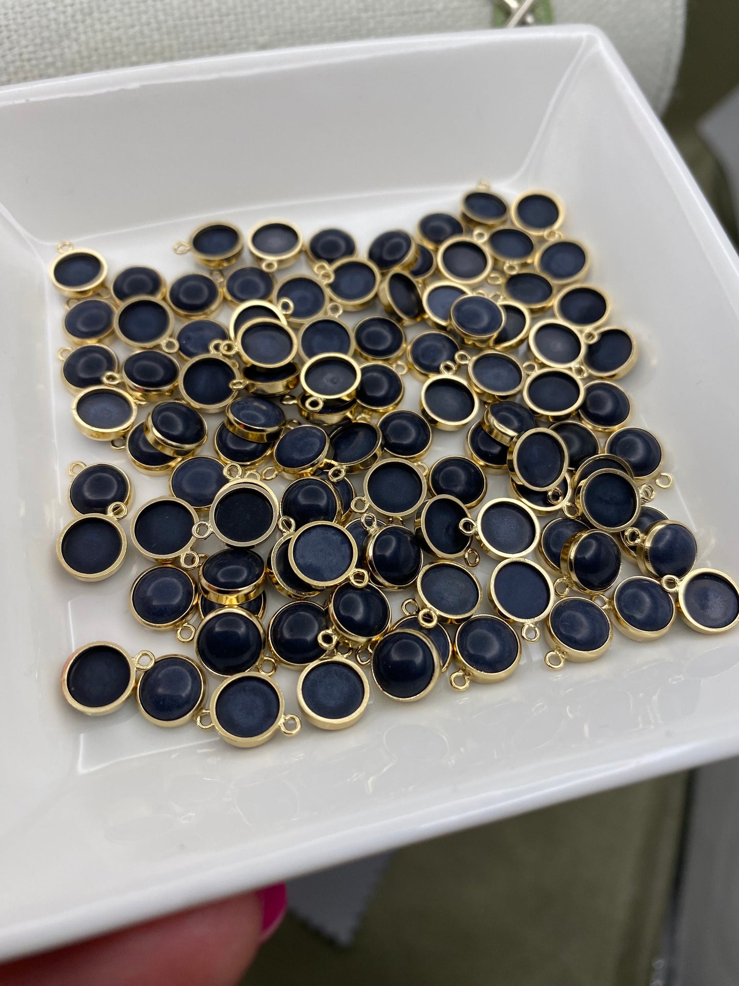 Turquoise Charm 6mm - 2 Pack - B28