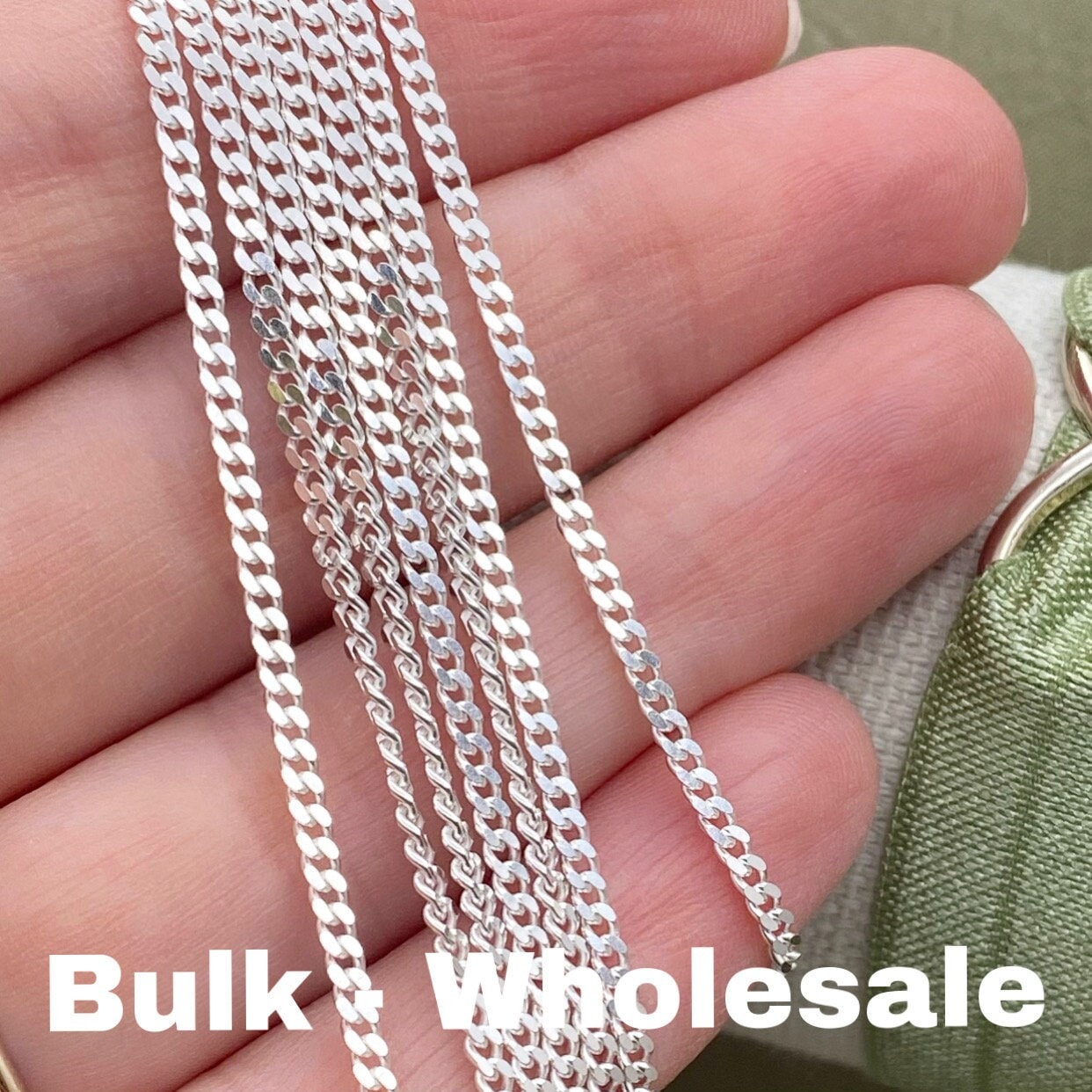 Flat Curb Chain 2mm - C4