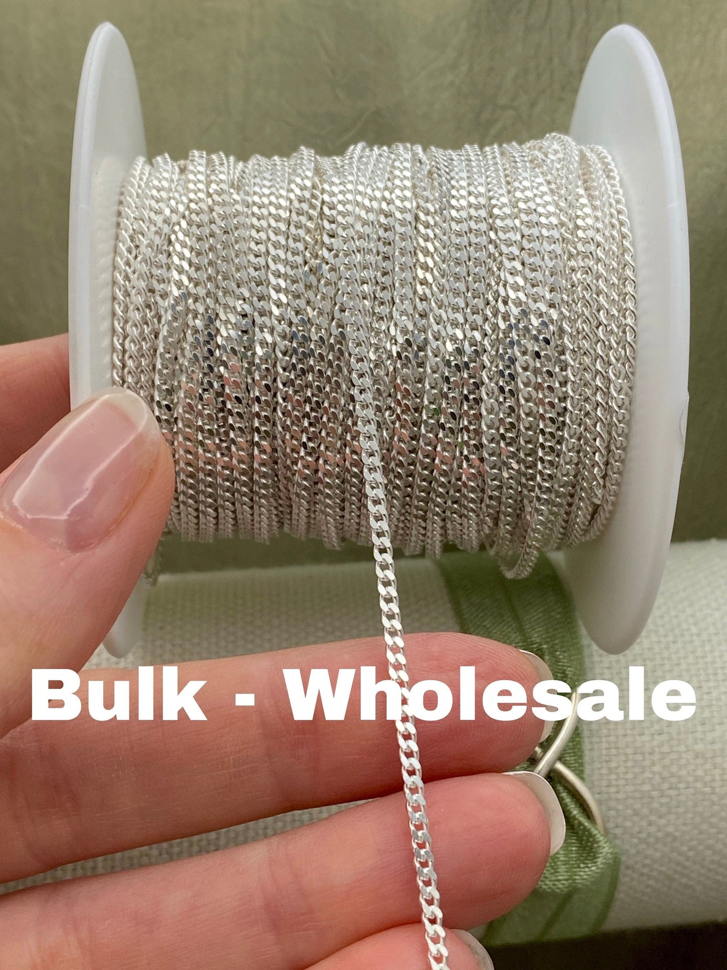Flat Curb Chain 2mm - C4