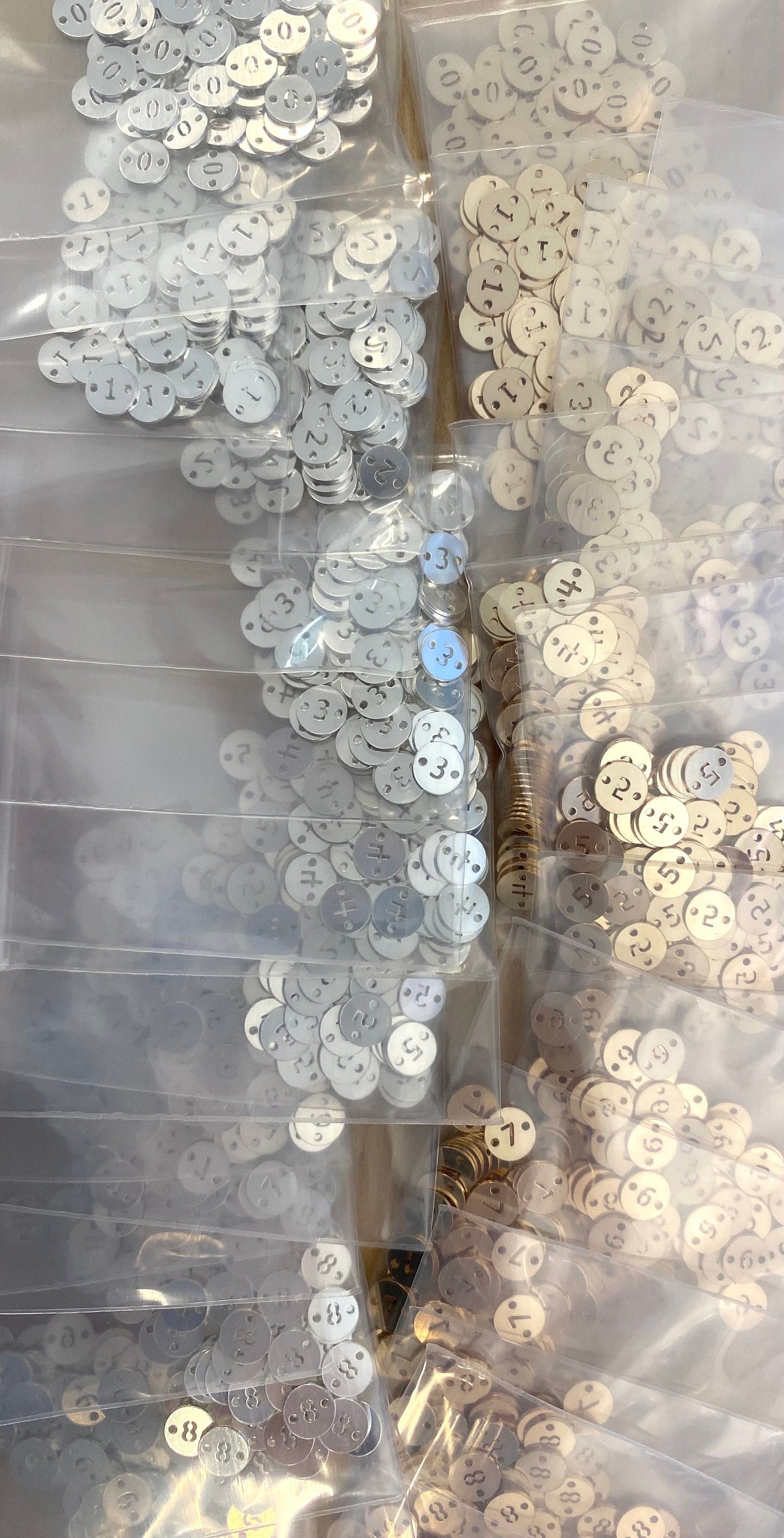 Number Connector 6mm - Gold Filled - L36G