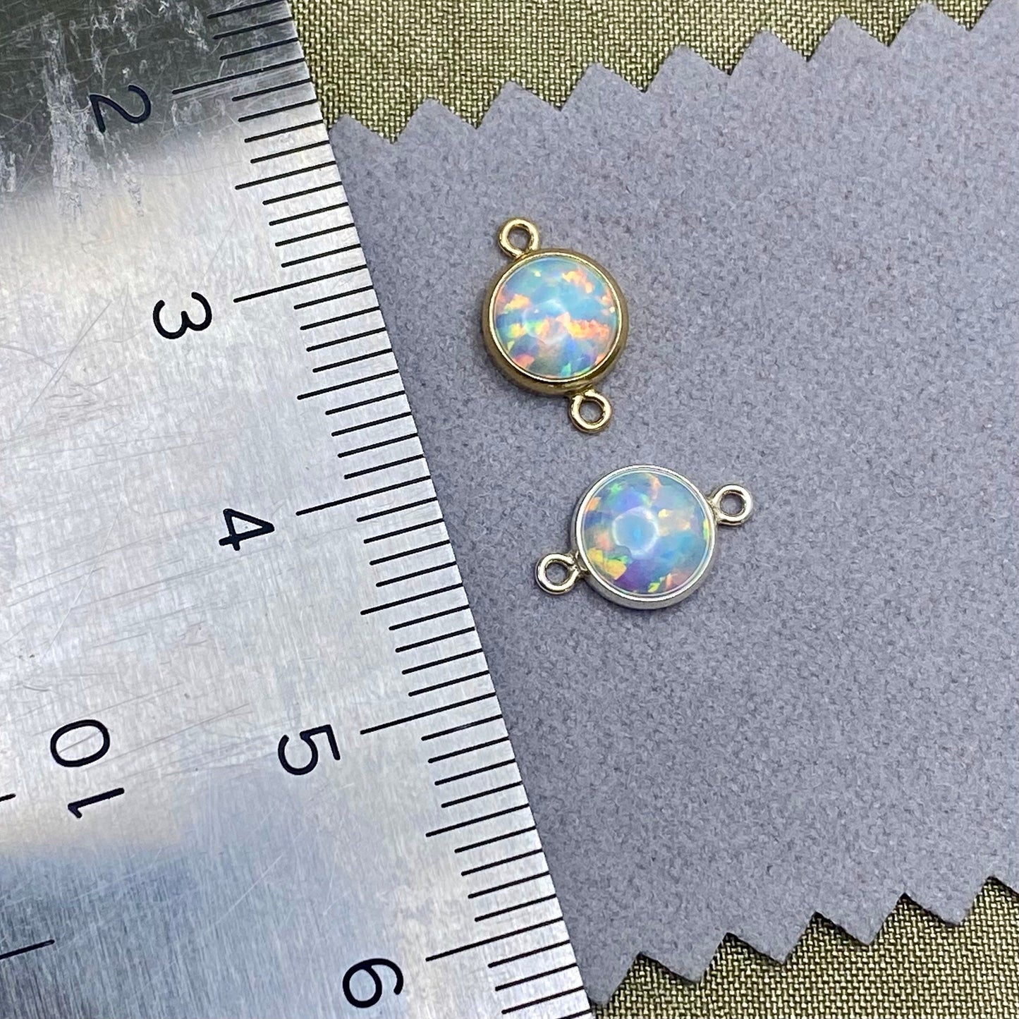 Turquoise Connector 6mm - 2 Pack - B22