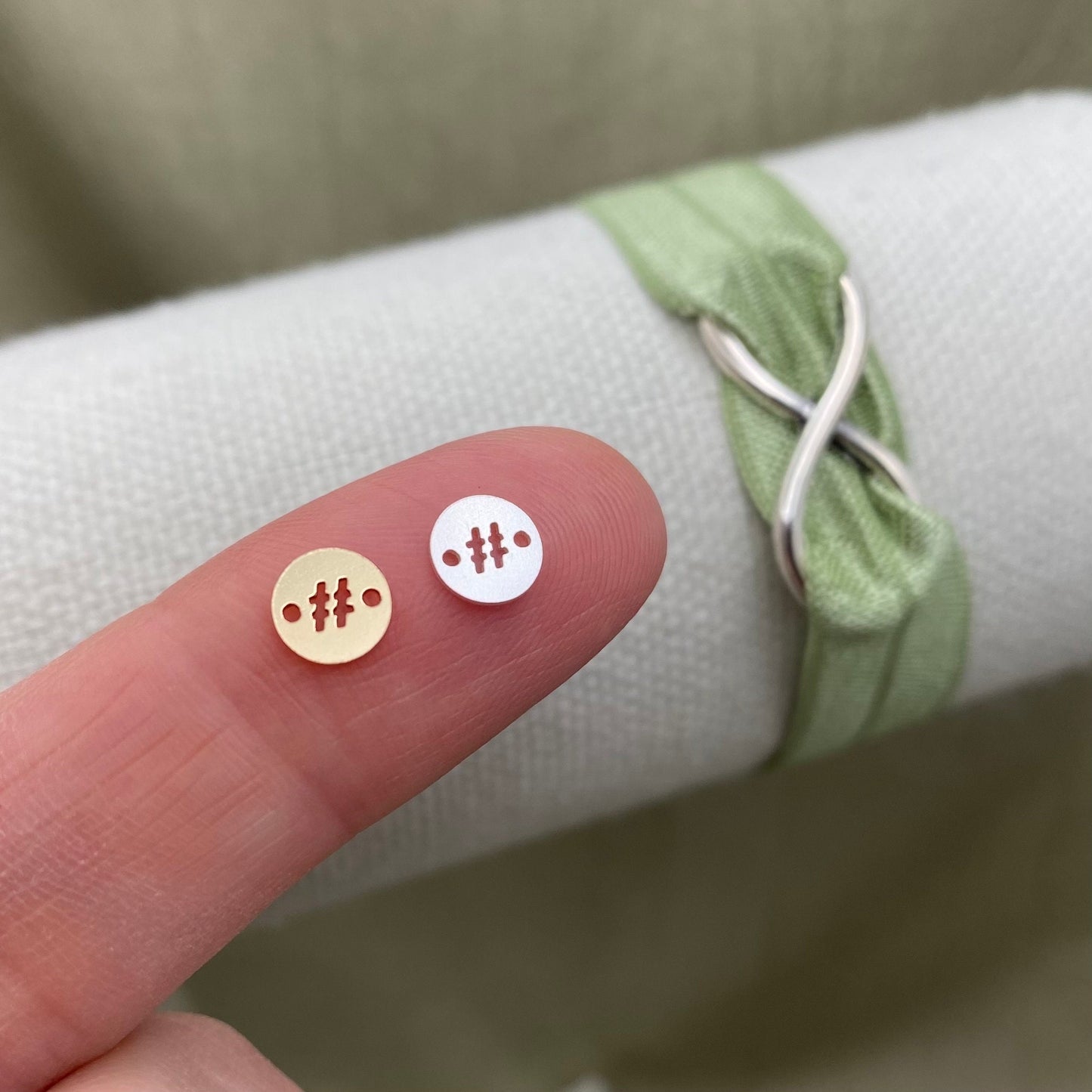 Number Connector 6mm - Gold Filled - L36G