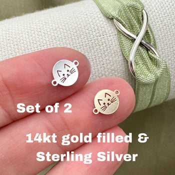 Cat Face Connectors - 2 Pack - L16