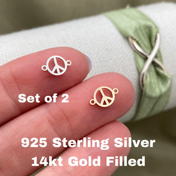 Peace Sign Connectors - 2 Pack - L7