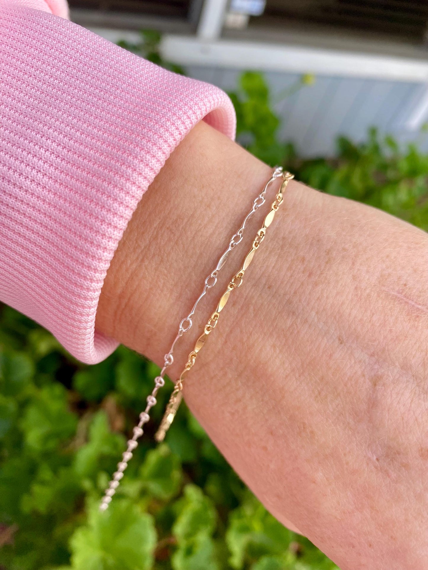 Dapped Link & Bar "DLB" Chain - C23
