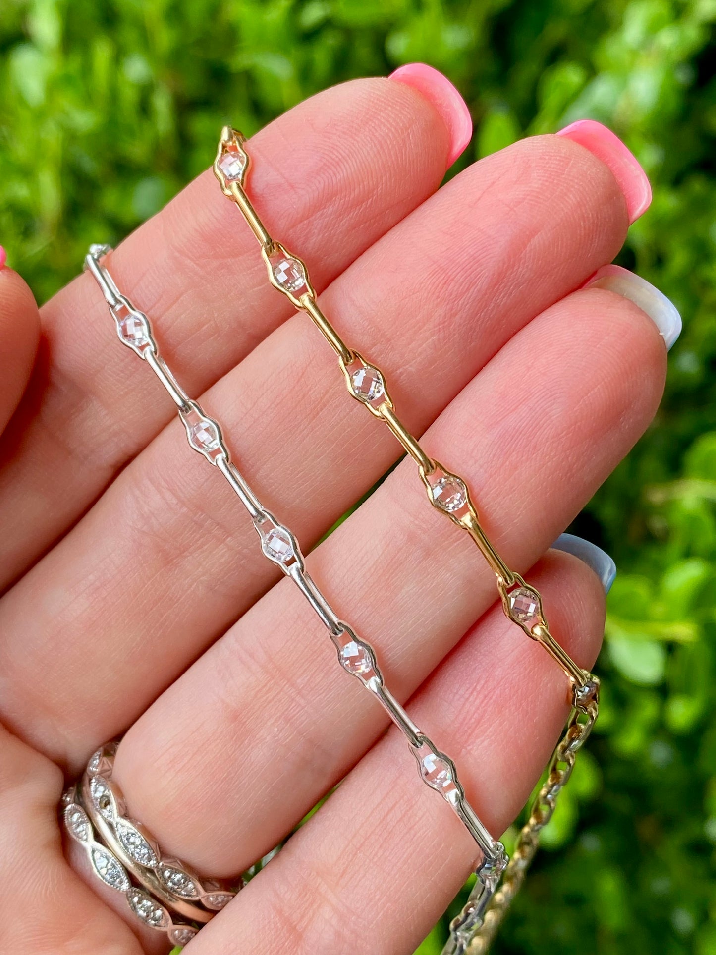 “Old Money” Crystal CZ Chain - C51