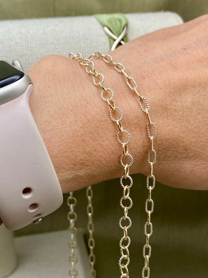 Mixed Metal Chunky Cable Chain - C53
