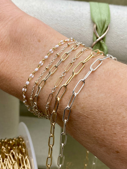 Bling Bling (Huge) Paperclip Chain 3.85 x 10.04mm - C46