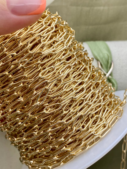 Bling Bling (Huge) Paperclip Chain 3.85 x 10.04mm - C46