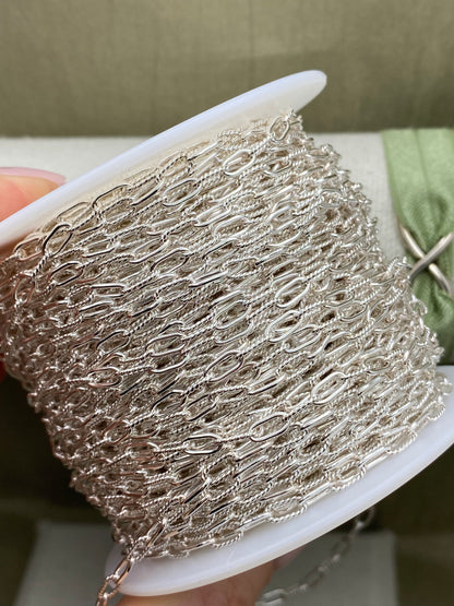 Smooth & Twist Paperclip Chain 3.15mm - C43