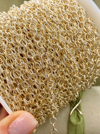 Mixed Metal Chunky Cable Chain - C53