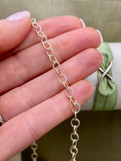 Mixed Metal Chunky Cable Chain - C53