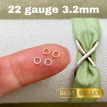 22 gauge 3.2mm Jump Rings - J6