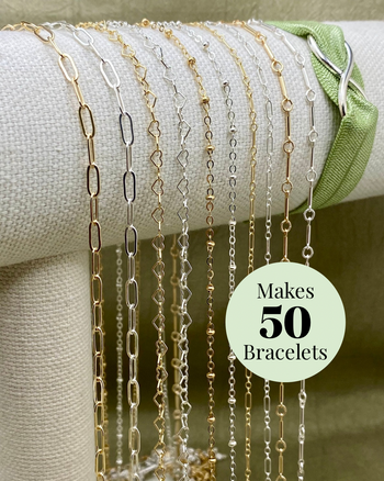 The Classic Pack (New Updated) - Permanent Jewelry Chain Starter Pack - S1