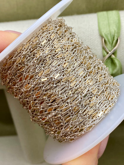 Mixed Metal Diamond & Bar - C44