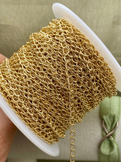 Wide Oval Curb Chain 3.2mm - C45