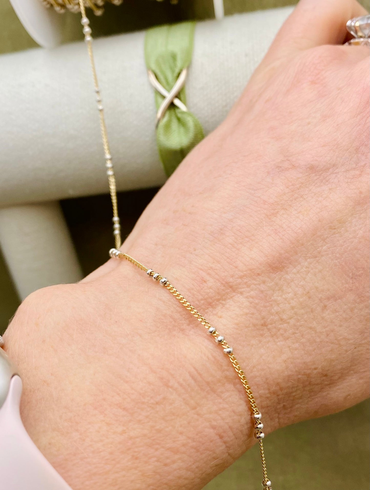 3 Bead Mixed Metal - C36