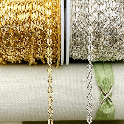 Large Disco Sunburst Chain - C35