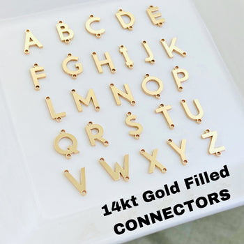 Vertical Letter Connectors - 14kt Gold Filled - L37G