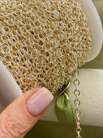 Mixed Metal Chunky Cable Chain - C53