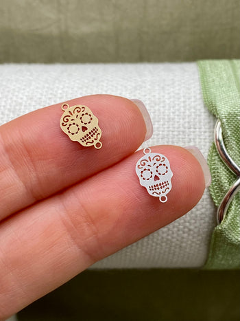 Sugar Skull Connectors - 2 Pack - L69