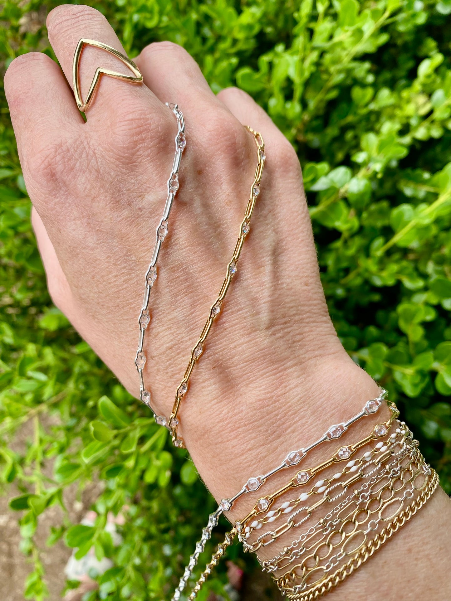 “Old Money” Crystal CZ Chain - C51