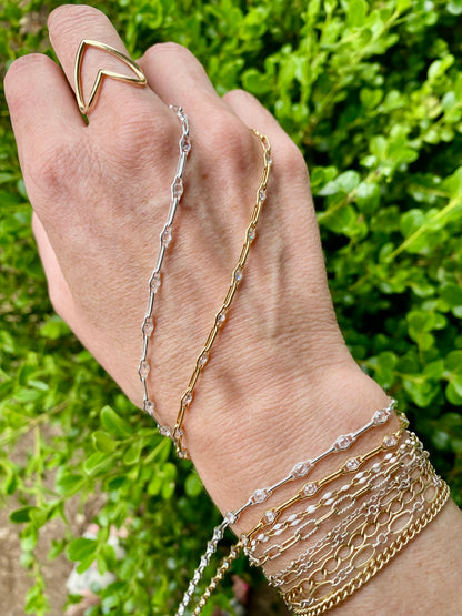 “Old Money” Crystal CZ Chain - C51