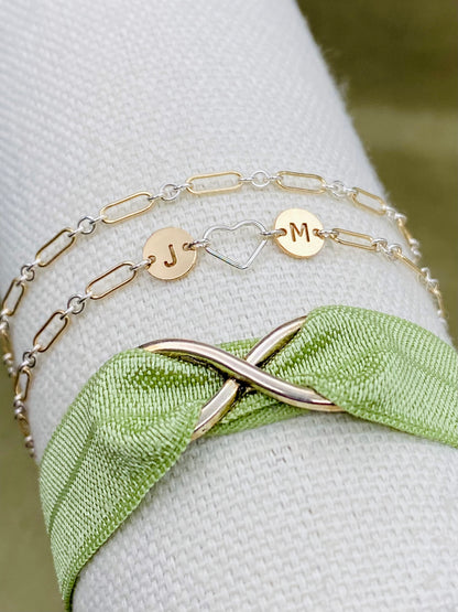 Mini Heart Connectors 7.3mm - 5 Pack - F41