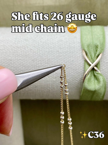3 Bead Mixed Metal - C36