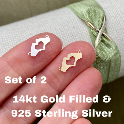 Heart Hands Connectors - 2 Pack - L39