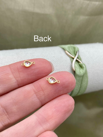 Heart Connectors 3mm & 4mm - 5 Pack - B38 B39