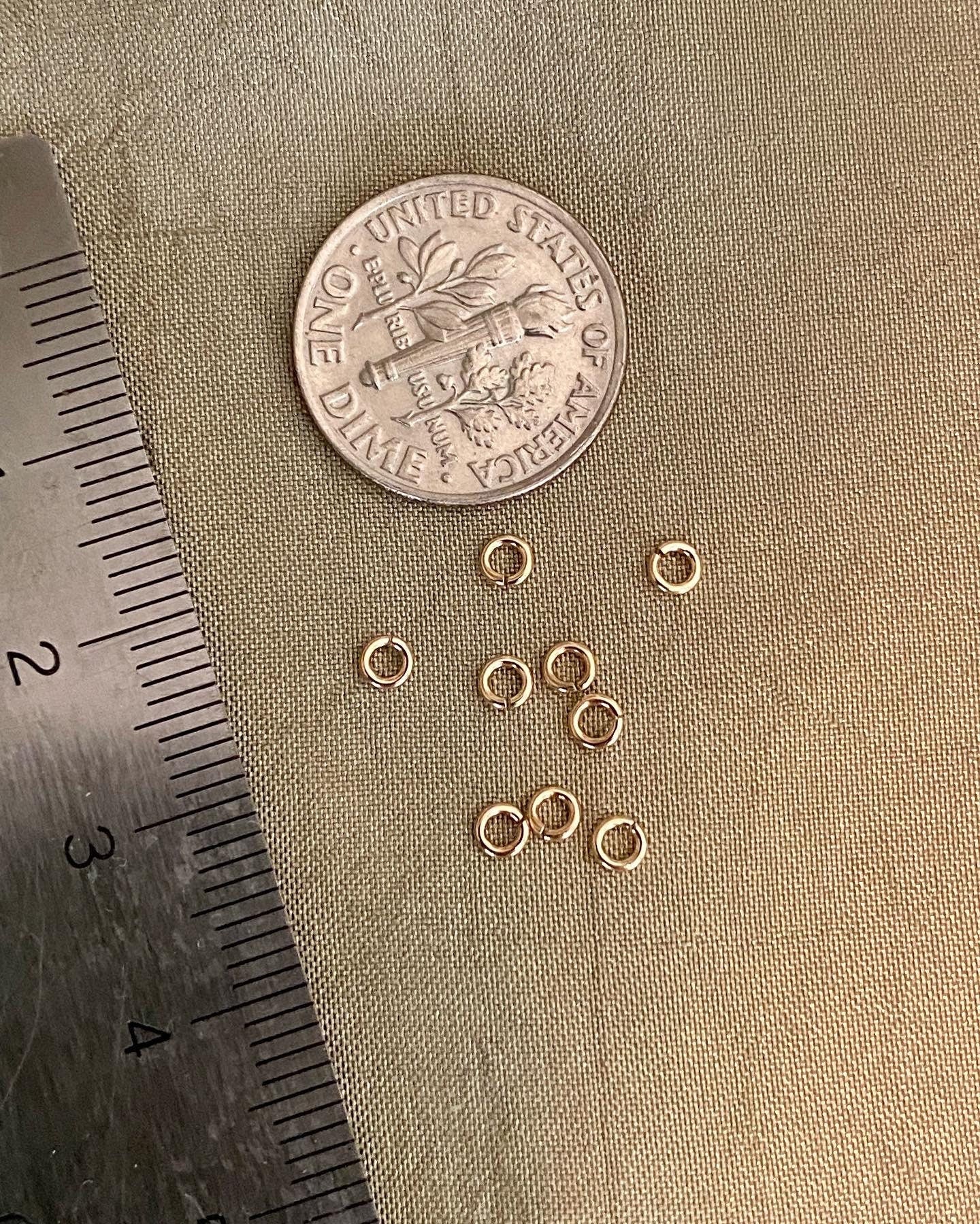 22 gauge 2.8mm Jumprings - J5