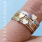 Size 7 Rings - Heart or Birthstone - R7
