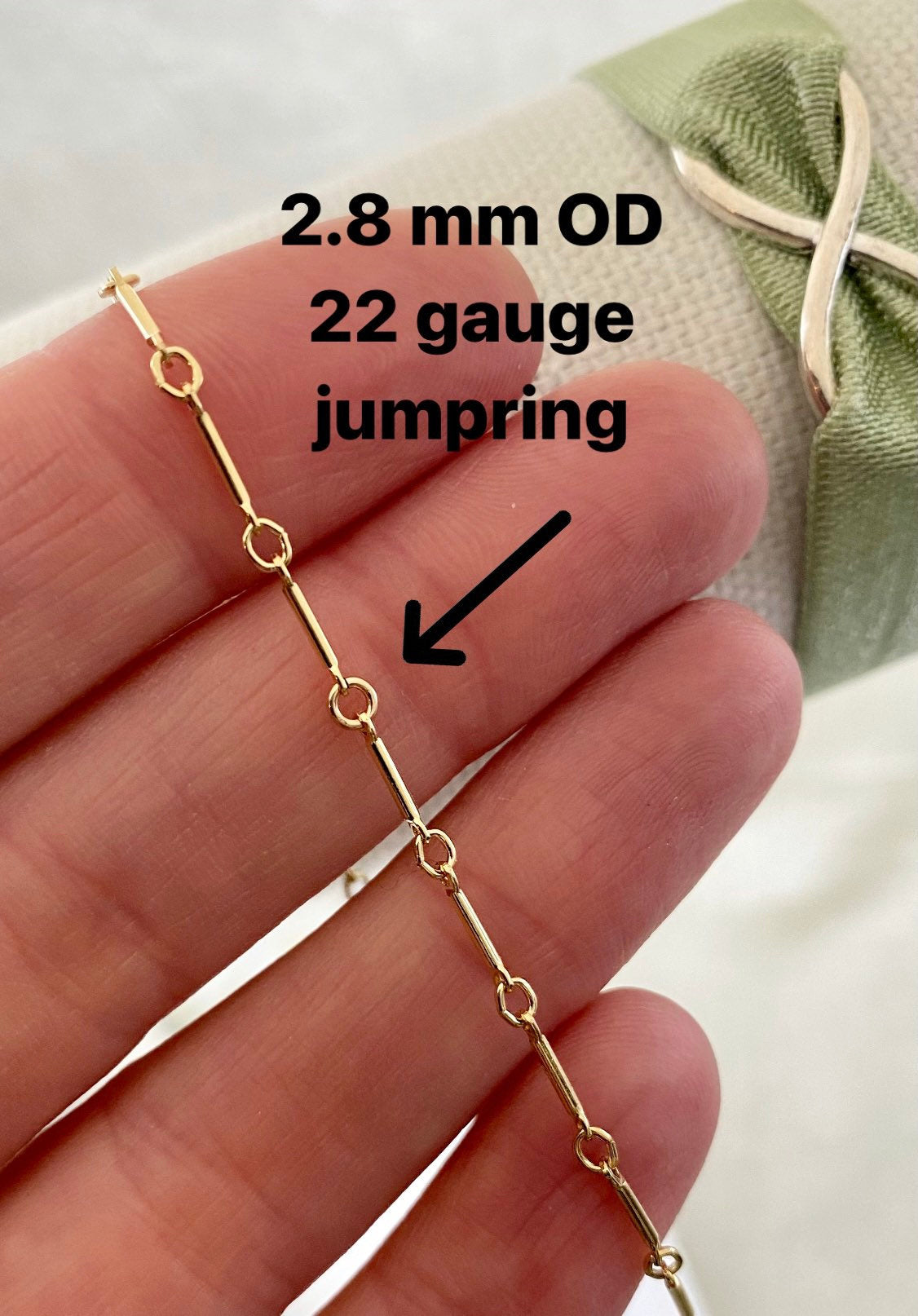22 gauge 2.8mm Jumprings - J5