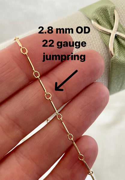 22 gauge 2.8mm Jumprings - J5