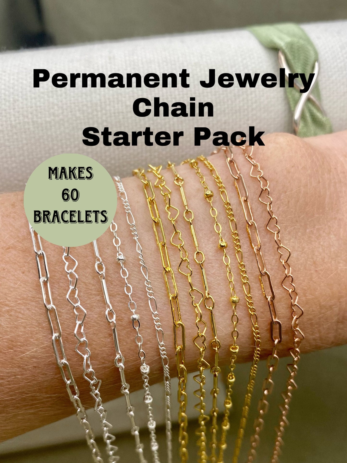 Permanent Jewelry Chain Starter Pack - The Classic Kit - S1