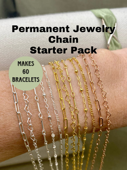 Permanent Jewelry Chain Starter Pack - The Classic Kit - S1
