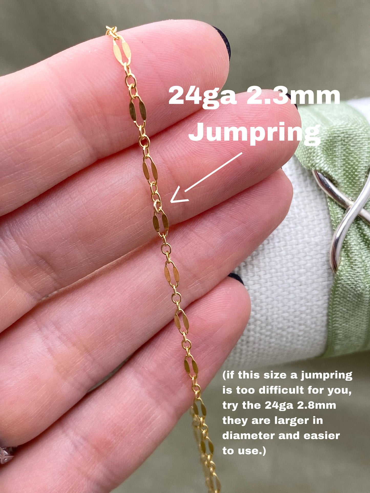Dapped Cable Chain 2.3mm - C10