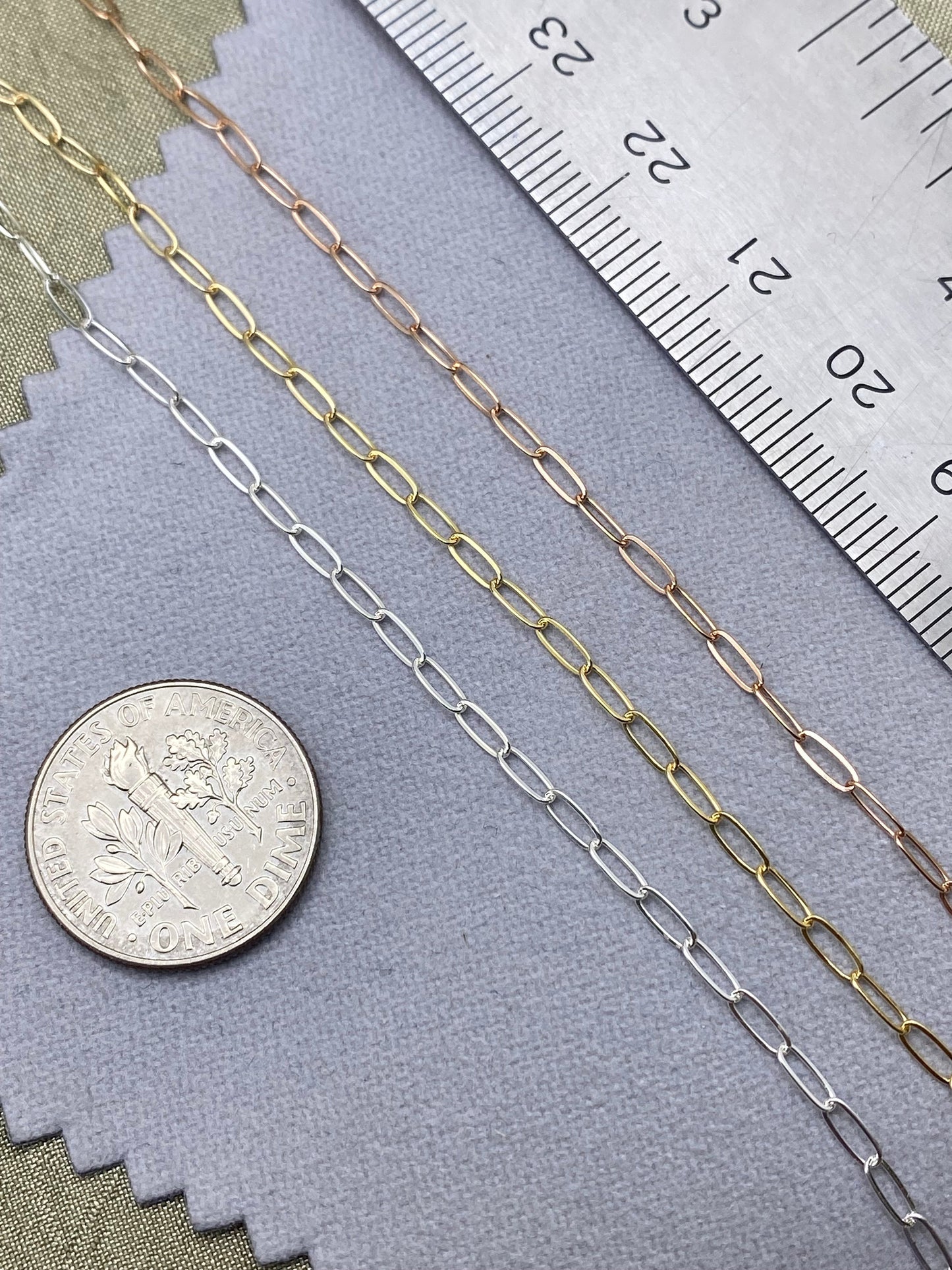 Little Paperclip Chain 1.7x4.7mm - C9